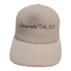 Emerald‎ Isle NC Terry Cloth Women's Snapback Trucker Hat Cap